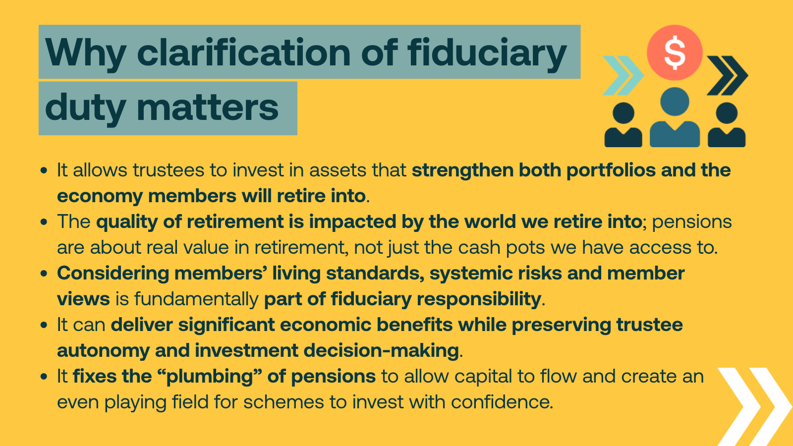 Why clarification of fiduciary duty matters