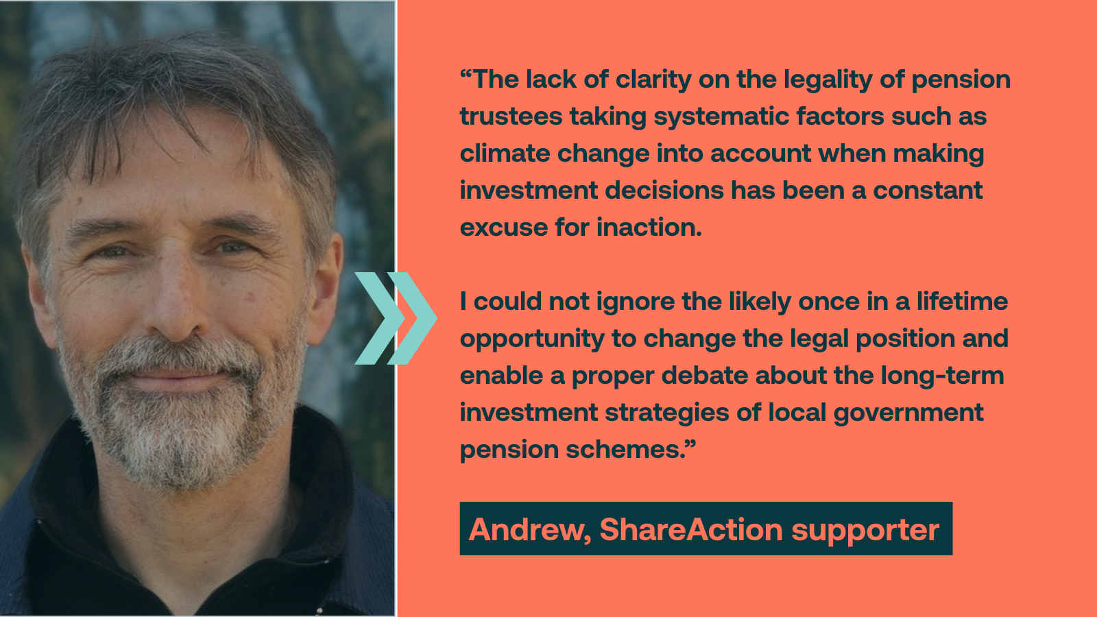 Pensions bill quote - Andrew