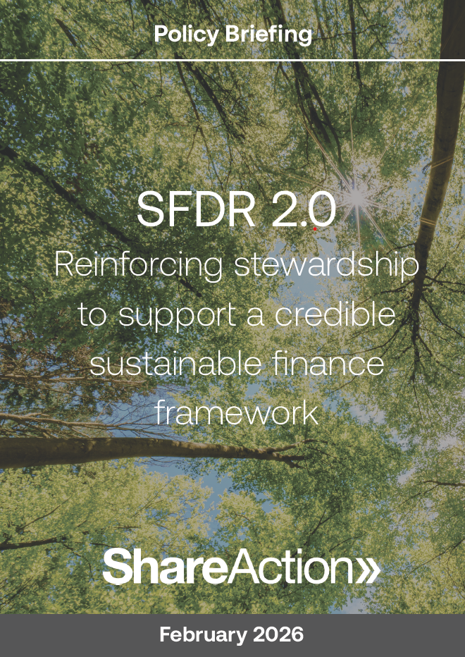 Credible Help Tutorial ShareAction | SFDR 2.0: Reinforcing stewardship to support a credible…